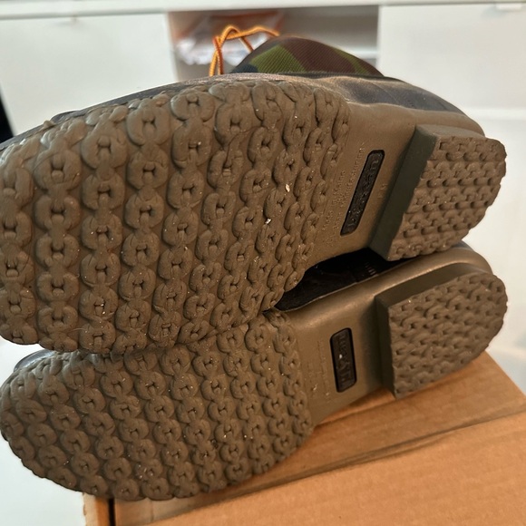 NWB Custom made L.L. Bean Bean Boot Army Fatigue design and black. Size 10M - Picture 3 of 4